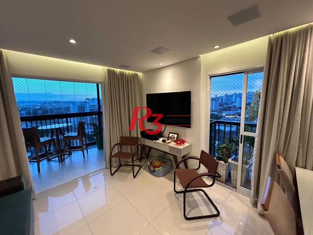 Apartamento Duplex à venda, 128 m² por R$ 1.200.000,00 - Encruzilhada - Santos/SP