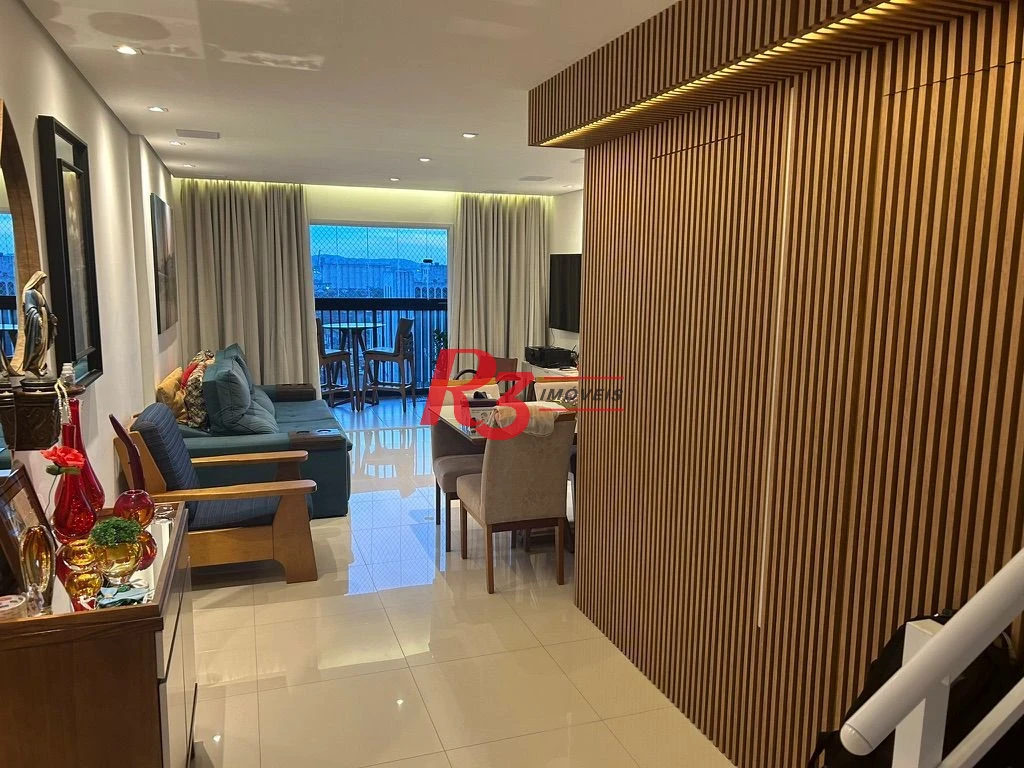 Apartamento Duplex à venda, 128 m² por R$ 1.200.000,00 - Encruzilhada - Santos/SP