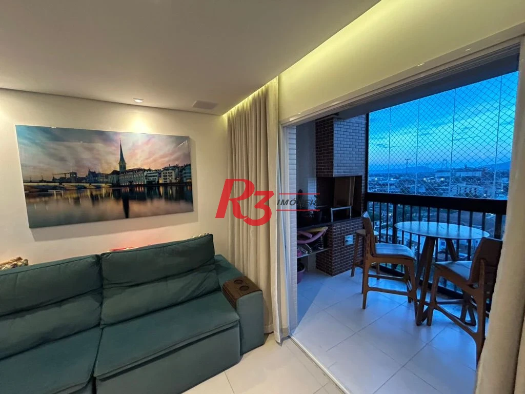 Apartamento Duplex à venda, 128 m² por R$ 1.200.000,00 - Encruzilhada - Santos/SP