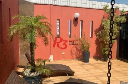 Cobertura à venda, 260 m² por R$ 1.750.000,00 - Boqueirão - Santos/SP