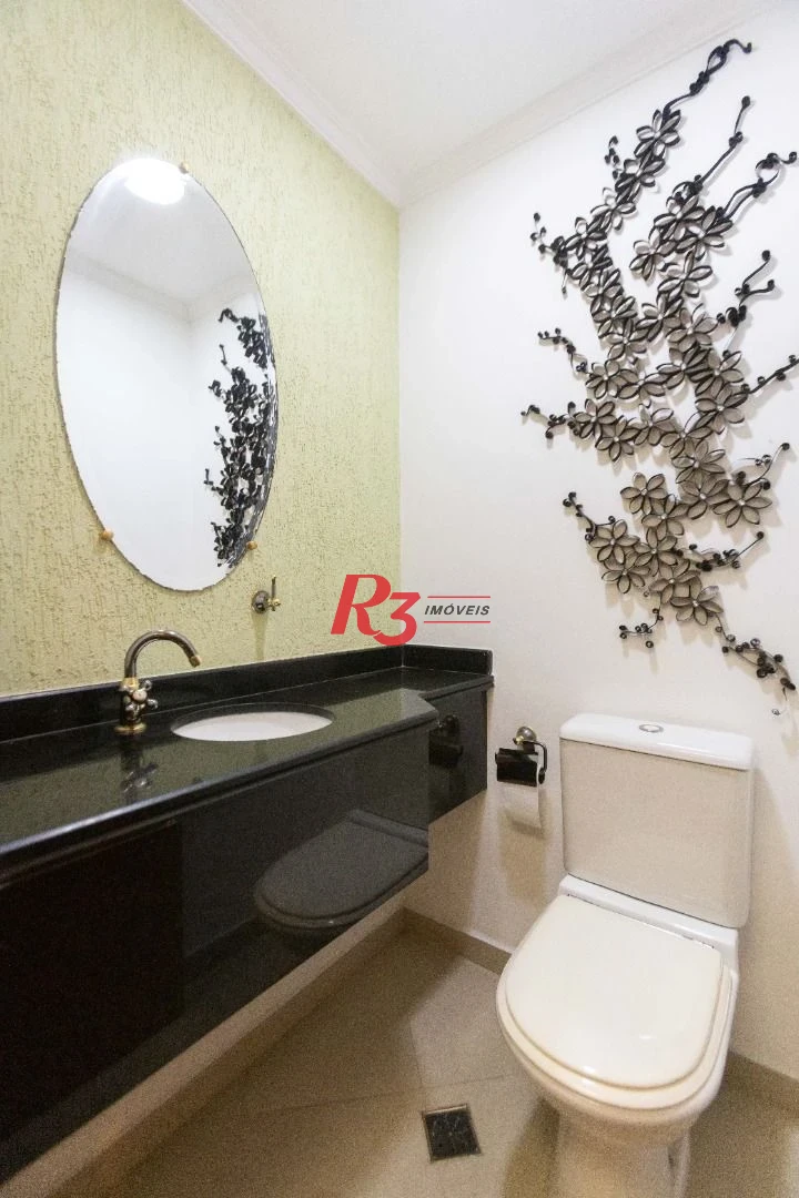 Apartamento com 3 dormitórios à venda, 137 m² por R$ 1.400.000,00 - Aparecida - Santos/SP