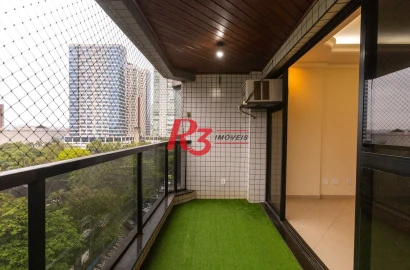 Apartamento com 3 dormitórios à venda, 137 m² por R$ 1.400.000,00 - Aparecida - Santos/SP
