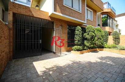 Sobrado para alugar, 230 m² por R$ 23.858,42/mês - Gonzaga - Santos/SP