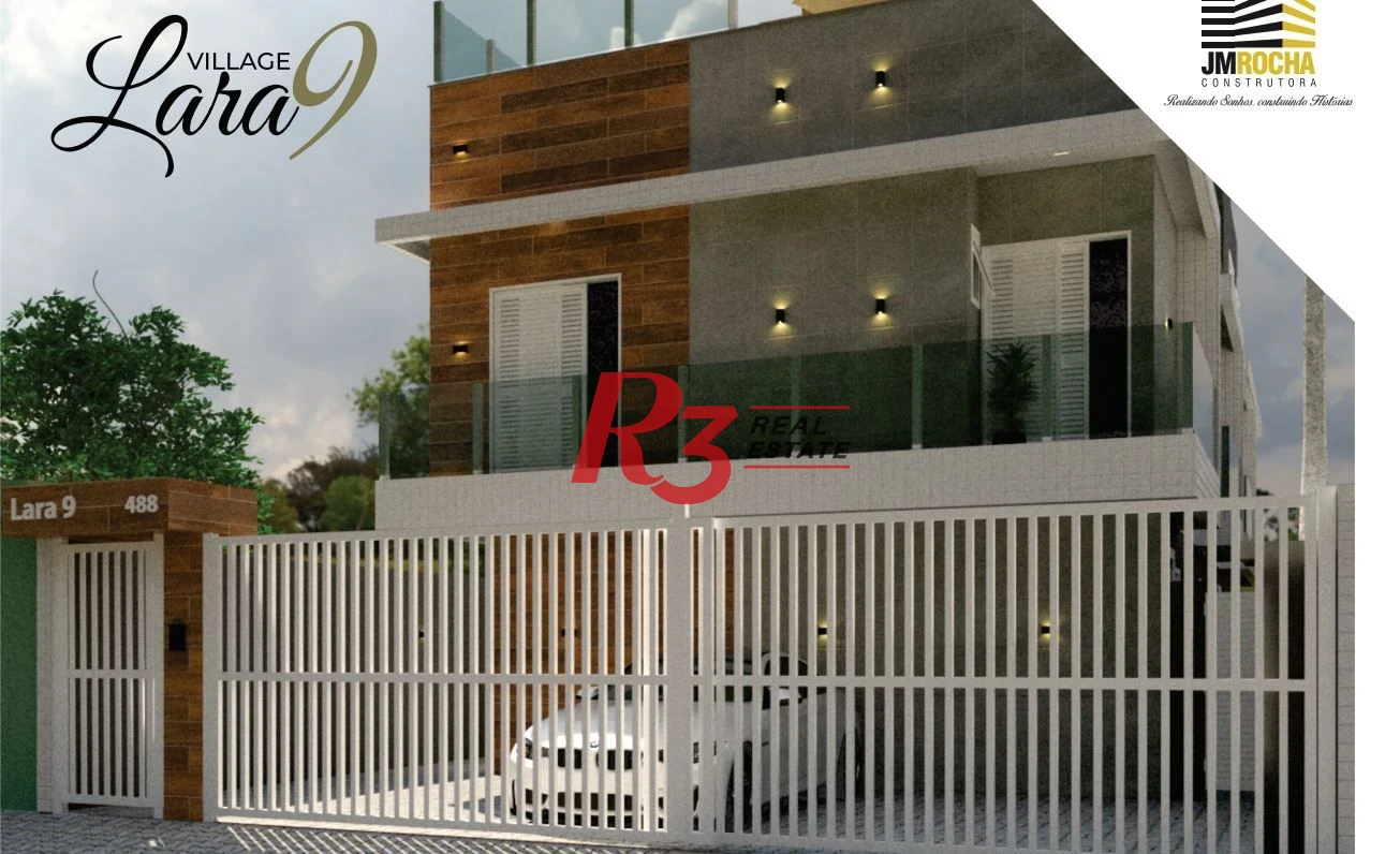 Village com 3 dormitórios à venda, 123 m² por R$ 399.000,00 - Japuí - São Vicente/SP