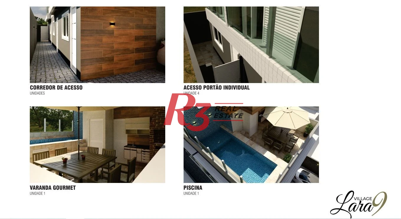 Village com 3 dormitórios à venda, 123 m² por R$ 399.000,00 - Japuí - São Vicente/SP
