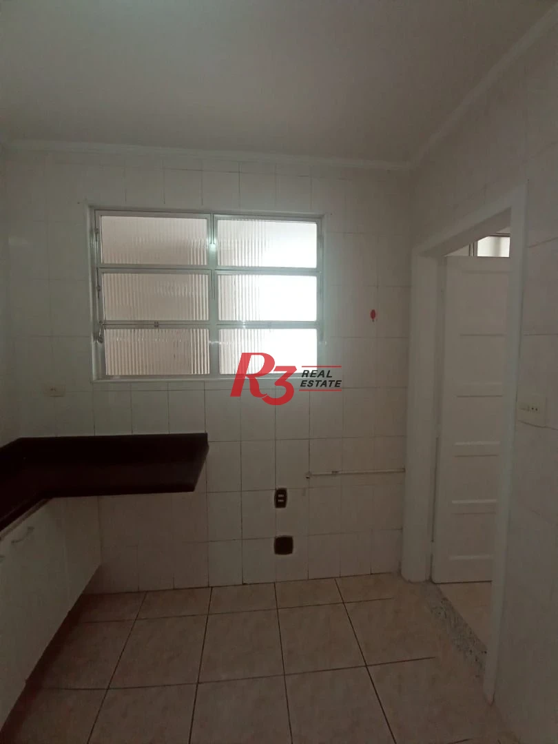 Apartamento para alugar, 110 m² por R$ 4.268,43/mês - Gonzaga - Santos/SP
