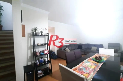 Casa Village à venda, 3 quartos (1 suíte), 2 vagas, 144 m², Marapé, Santos SP