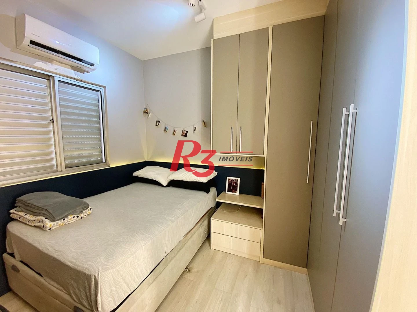 Apartamento Triplex com 3 dormitórios à venda, 185 m² por R$ 590.000,00 - Estuário - Santos/SP