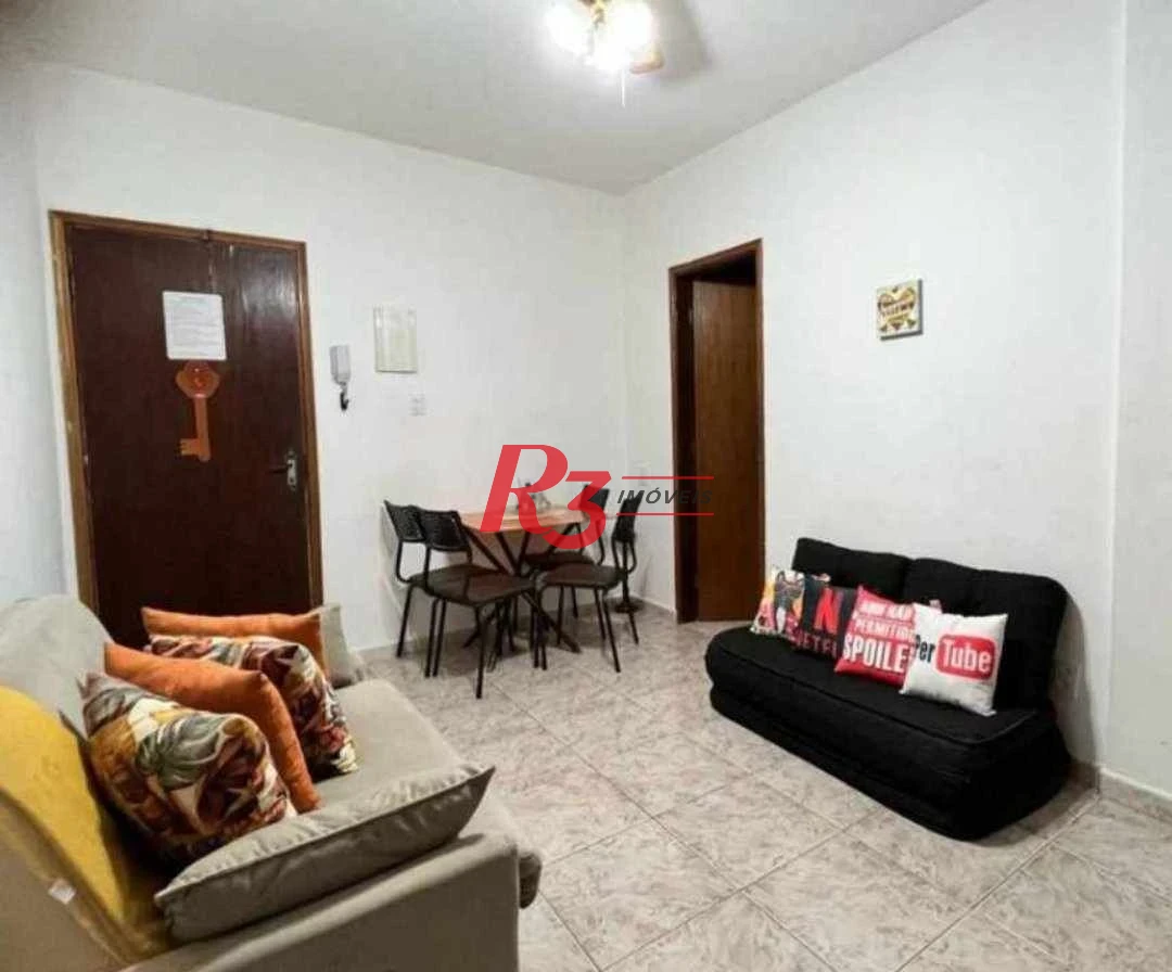 Apartamento com 1 dormitório à venda, 59 m² por R$ 320.000,00 - Gonzaga - Santos/SP