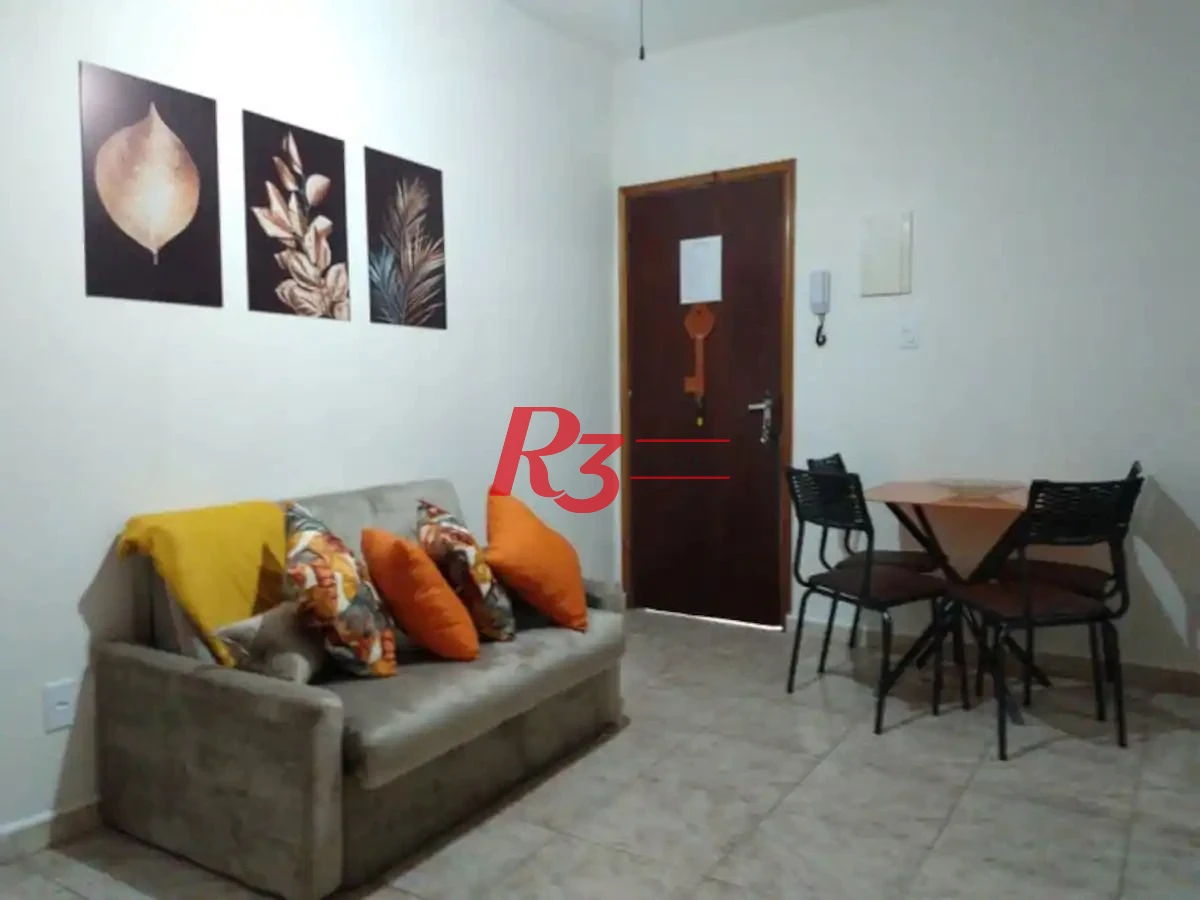 Apartamento com 1 dormitório à venda, 59 m² por R$ 320.000,00 - Gonzaga - Santos/SP
