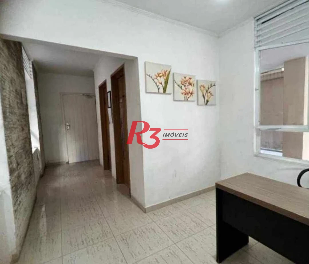 Apartamento com 1 dormitório à venda, 59 m² por R$ 320.000,00 - Gonzaga - Santos/SP