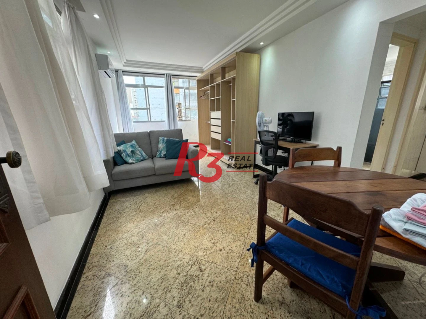 Studio com 1 dormitório, 40 m² - venda por R$ 330.000,00 ou aluguel por R$ 2.450,02/mês - Ponta da Praia - Santos/SP