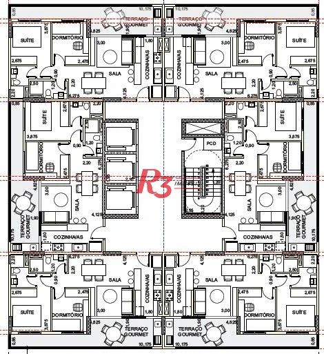 Apartamento com 2 dormitórios à venda, 65 m² por R$ 780.000,00 - Ponta da Praia - Santos/SP