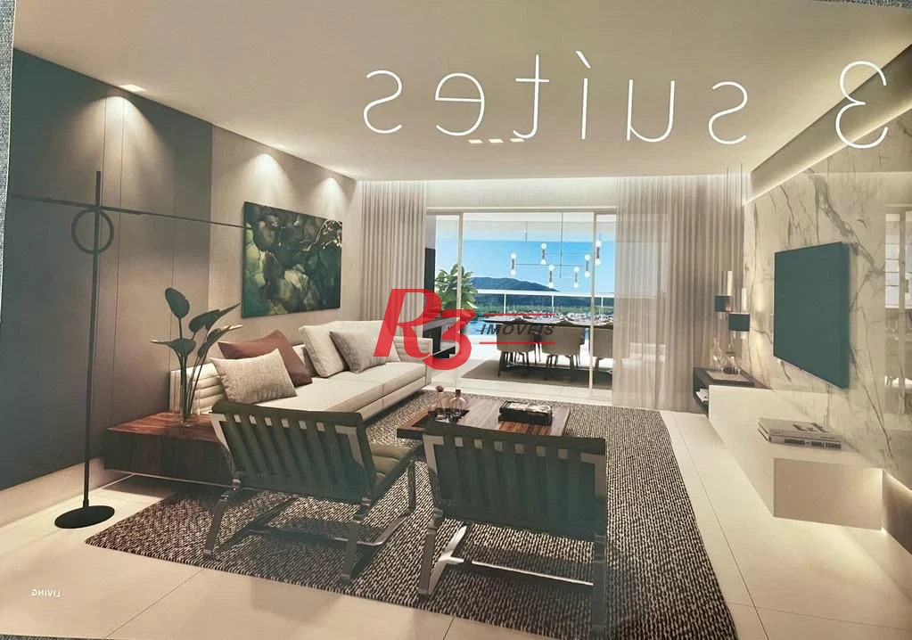 Oportunidade à venda em incrível lançamento na Ponta da Praia, 3 suítes, 3 vagas, andar alto, 163 m², oportunidade!!