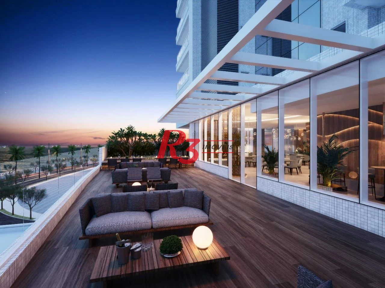 Apartamento com 3 dormitórios à venda, 227 m² por R$ 5.150.000,00 - Ponta da Praia - Santos/SP