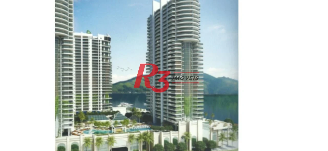 Apartamento com 3 dormitórios à venda, 227 m² por R$ 5.150.000,00 - Ponta da Praia - Santos/SP