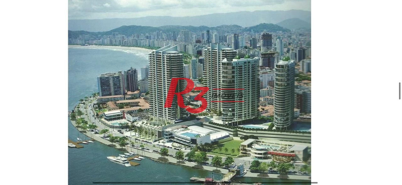 Apartamento com 3 dormitórios à venda, 227 m² por R$ 5.150.000,00 - Ponta da Praia - Santos/SP