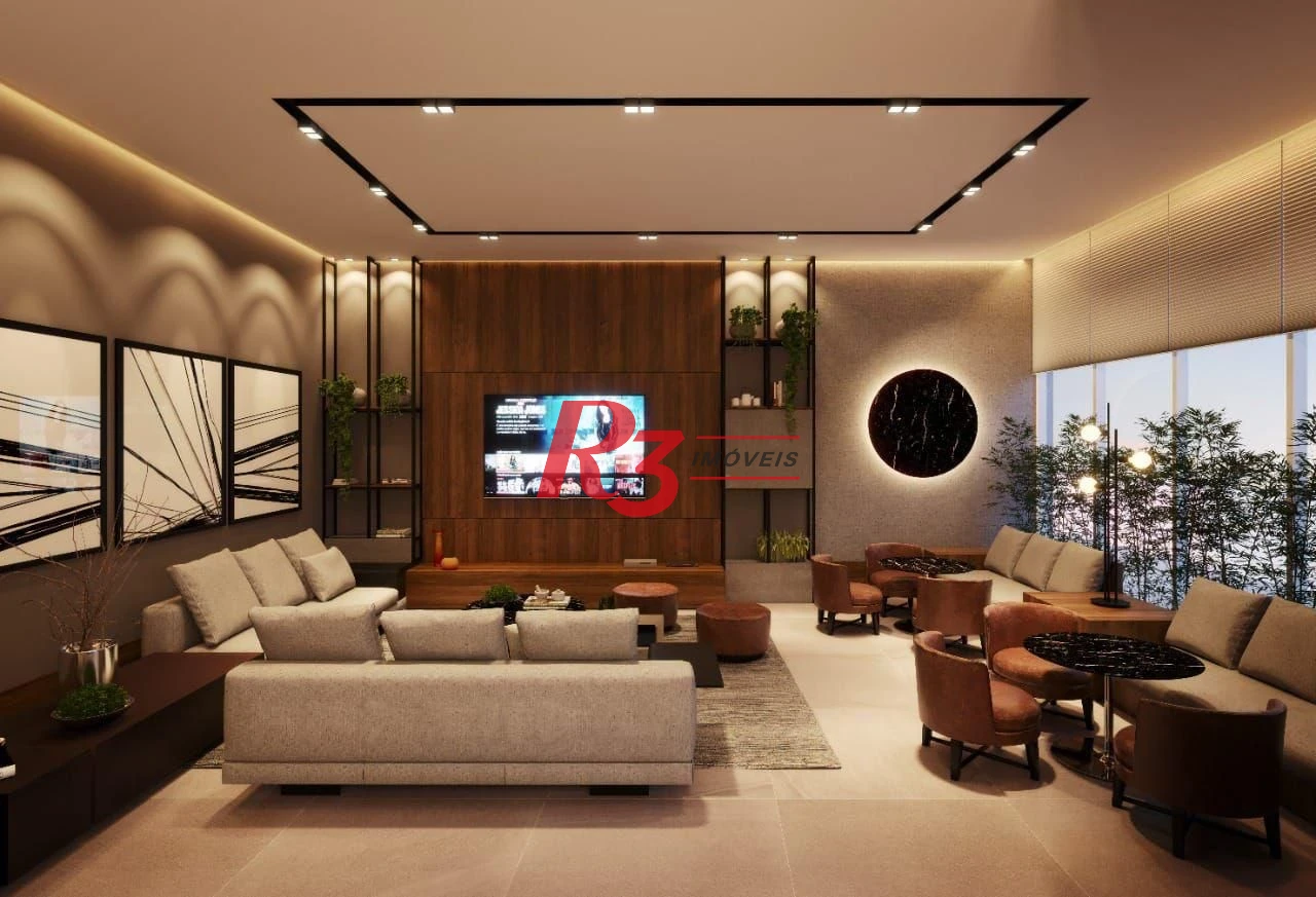 Apartamento com 3 dormitórios à venda, 227 m² por R$ 5.150.000,00 - Ponta da Praia - Santos/SP
