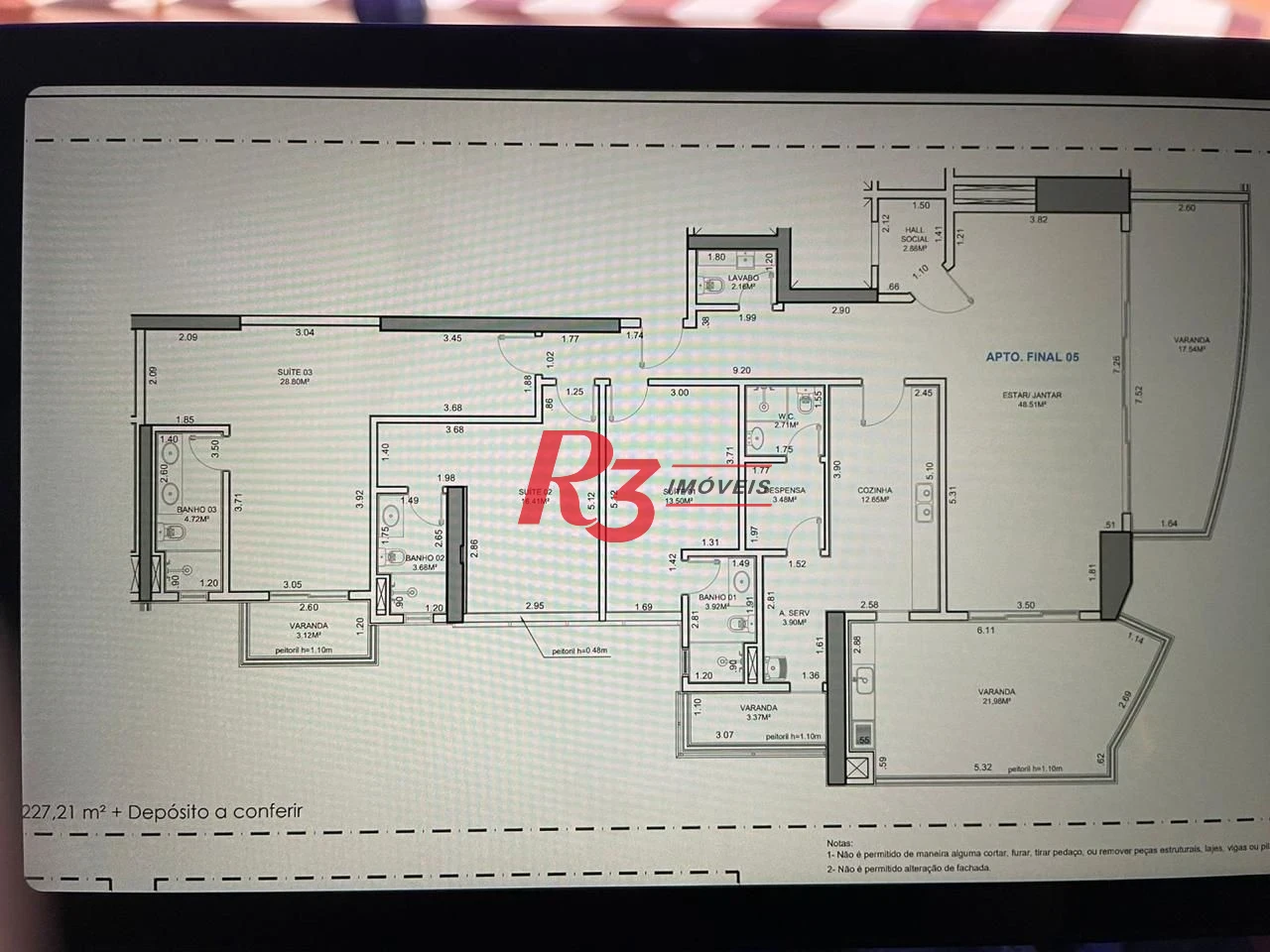 Apartamento com 3 dormitórios à venda, 227 m² por R$ 5.150.000,00 - Ponta da Praia - Santos/SP