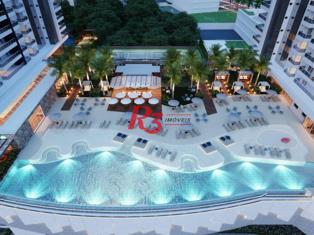 Apartamento com 3 dormitórios à venda, 227 m² por R$ 5.150.000,00 - Ponta da Praia - Santos/SP