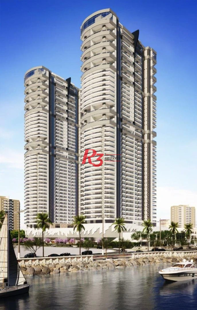 Apartamento com 3 dormitórios à venda, 227 m² por R$ 5.150.000,00 - Ponta da Praia - Santos/SP