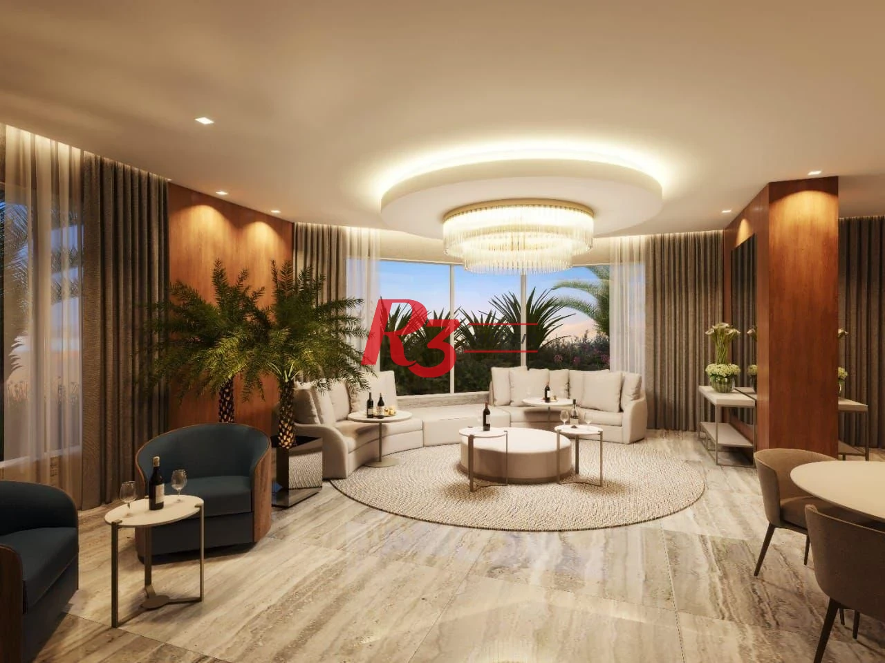Apartamento com 3 dormitórios à venda, 227 m² por R$ 5.150.000,00 - Ponta da Praia - Santos/SP