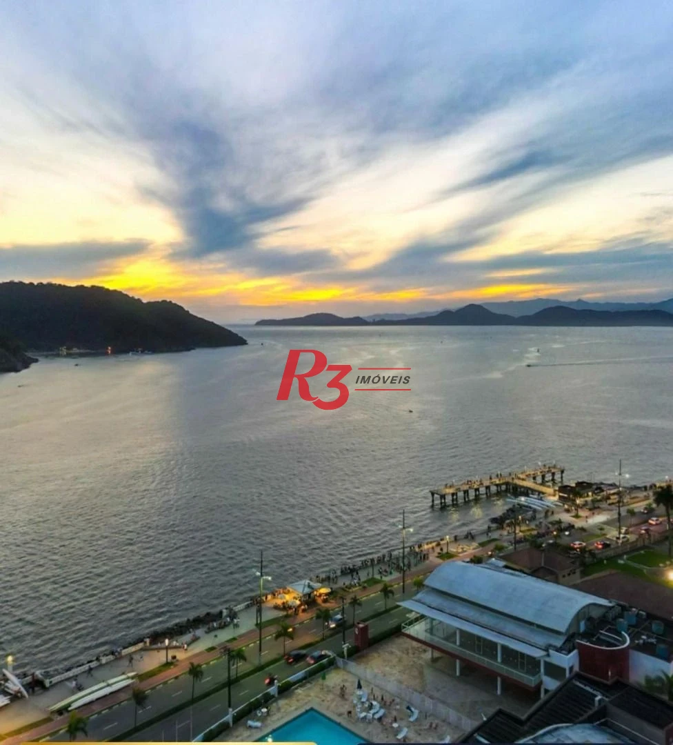 Apartamento com 3 dormitórios à venda, 227 m² por R$ 5.150.000,00 - Ponta da Praia - Santos/SP