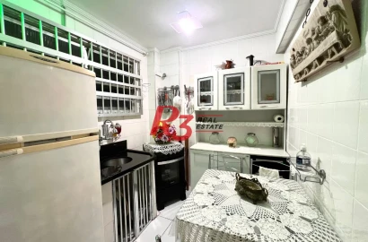 Apartamento com 1 dormitório para alugar, 40 m² por R$ 2.600,00/mês - Ponta da Praia - Santos/SP