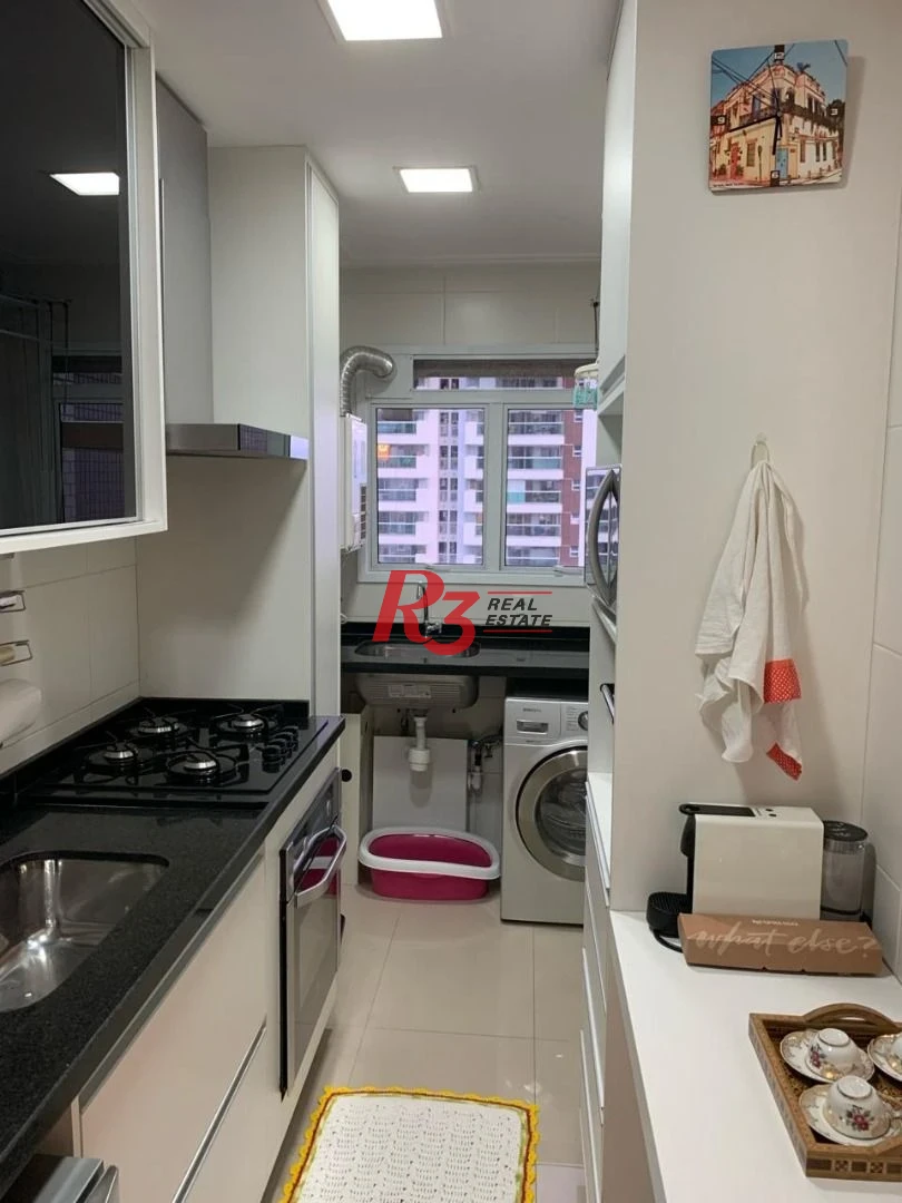 Apartamento com 2 dormitórios à venda, 89 m² por R$ 1.250.000,00 - Pompéia - Santos/SP