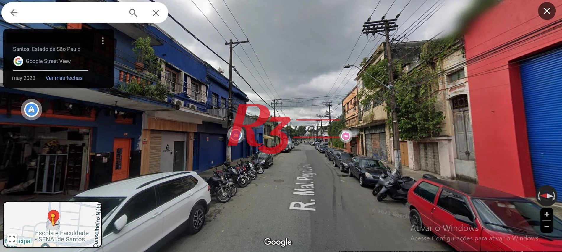 Galpão para alugar, 340 m² por R$ 15.000,00/mês - Vila Nova - Santos/SP
