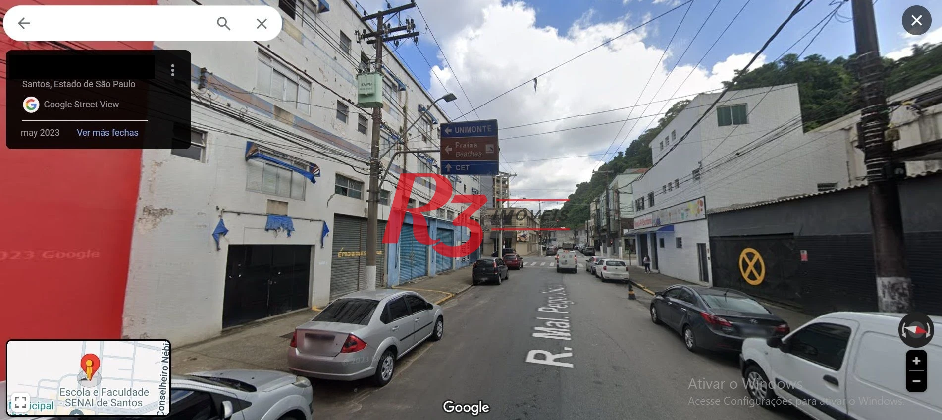 Galpão para alugar, 340 m² por R$ 15.000,00/mês - Vila Nova - Santos/SP