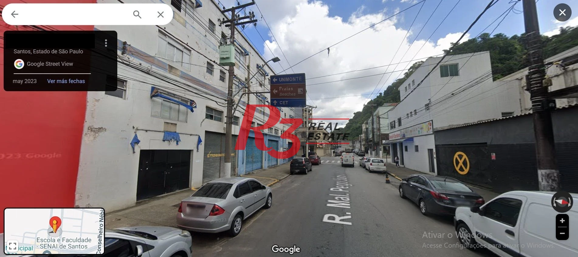 Galpão para alugar, 340 m² por R$ 15.000,00/mês - Vila Nova - Santos/SP