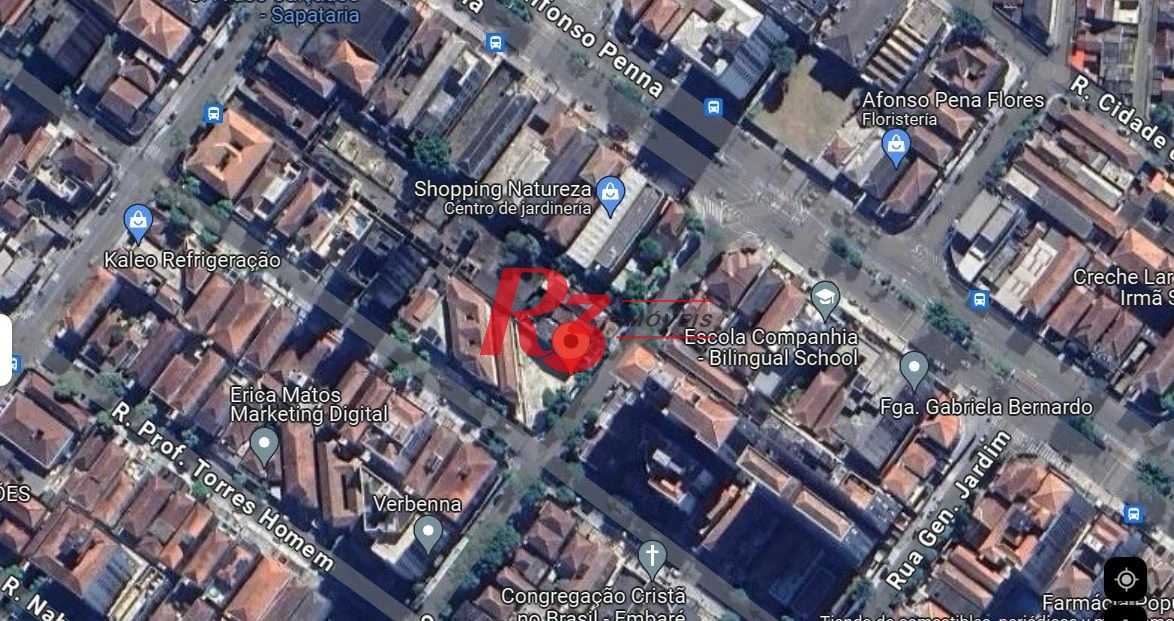 Terreno para alugar, 546 m² por R$ 15.000,00/mês - Embaré - Santos/SP
