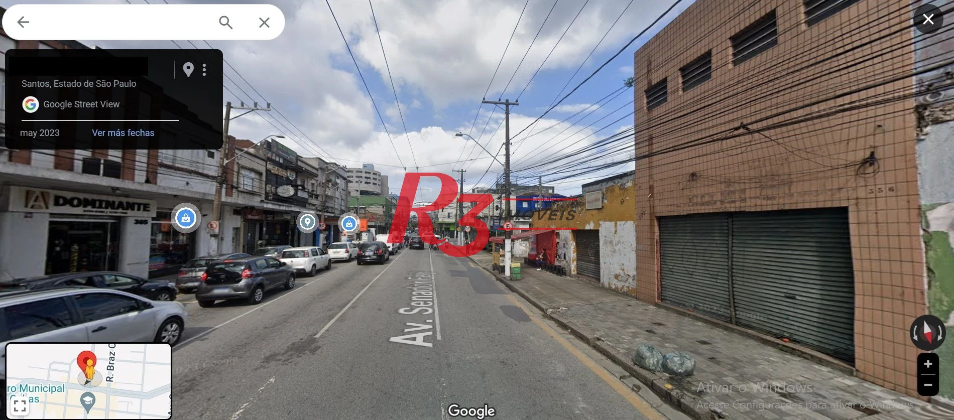 Terreno para alugar, 1030 m² por R$ 25.000,00/mês - Centro - Santos/SP