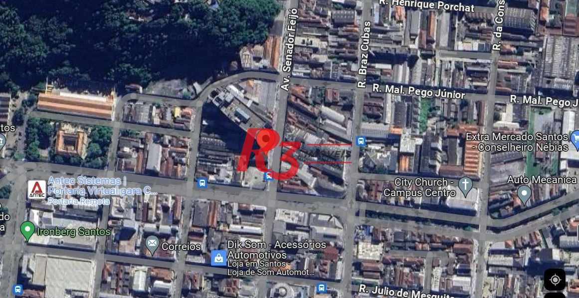Terreno para alugar, 1030 m² por R$ 25.000,00/mês - Centro - Santos/SP