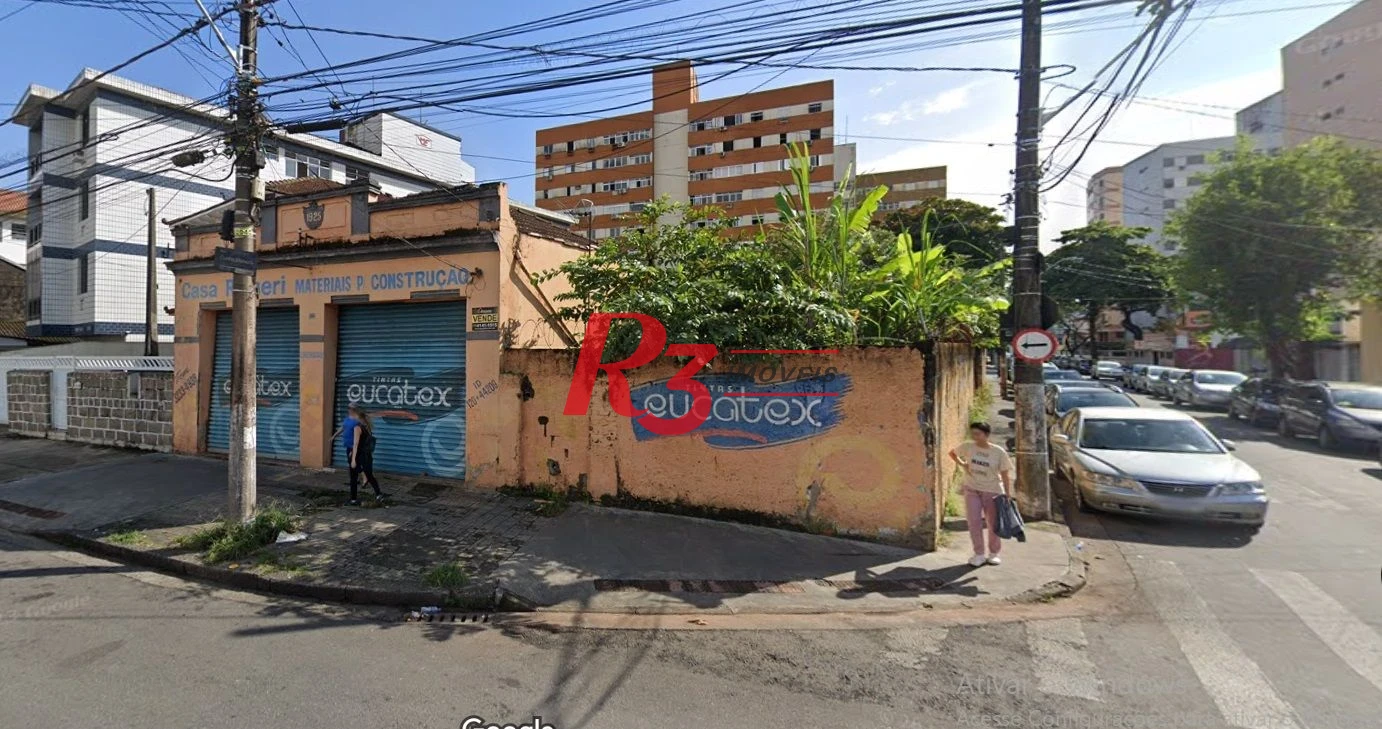 Terreno para alugar, 550 m² por R$ 15.000,00/mês - Encruzilhada - Santos/SP
