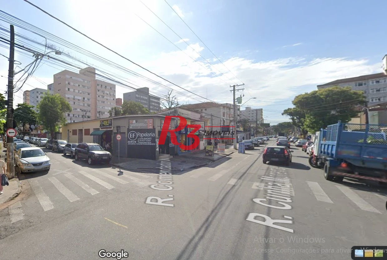 Terreno para alugar, 550 m² por R$ 15.000,00/mês - Encruzilhada - Santos/SP