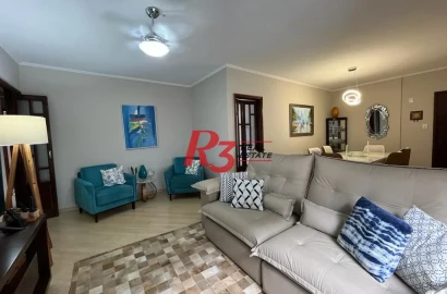 Apartamento com 3 dormitórios à venda, 116 m² por R$ 799.999,00 - Pompéia - Santos/SP