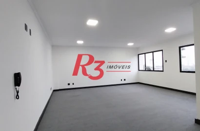 Sala para alugar, 50 m² por R$ 2.500,00/mês - Vila Matias - Santos/SP