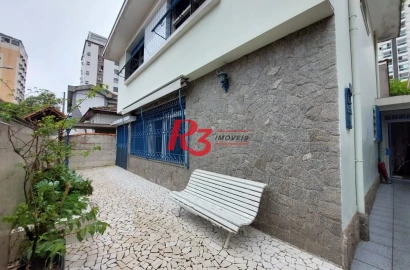 Excelente sobrado com 3 dormitórios à venda, 149 m² por R$ 1.500.000 - Ponta da Praia - Santos/SP