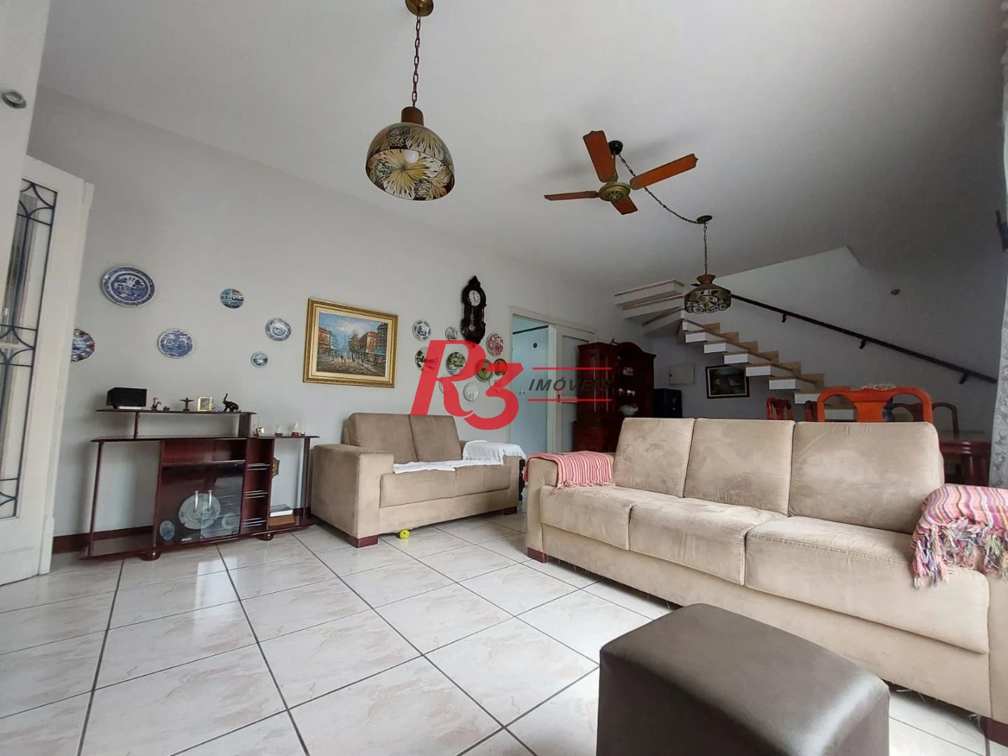 Excelente sobrado com 3 dormitórios à venda, 149 m² por R$ 1.500.000 - Ponta da Praia - Santos/SP