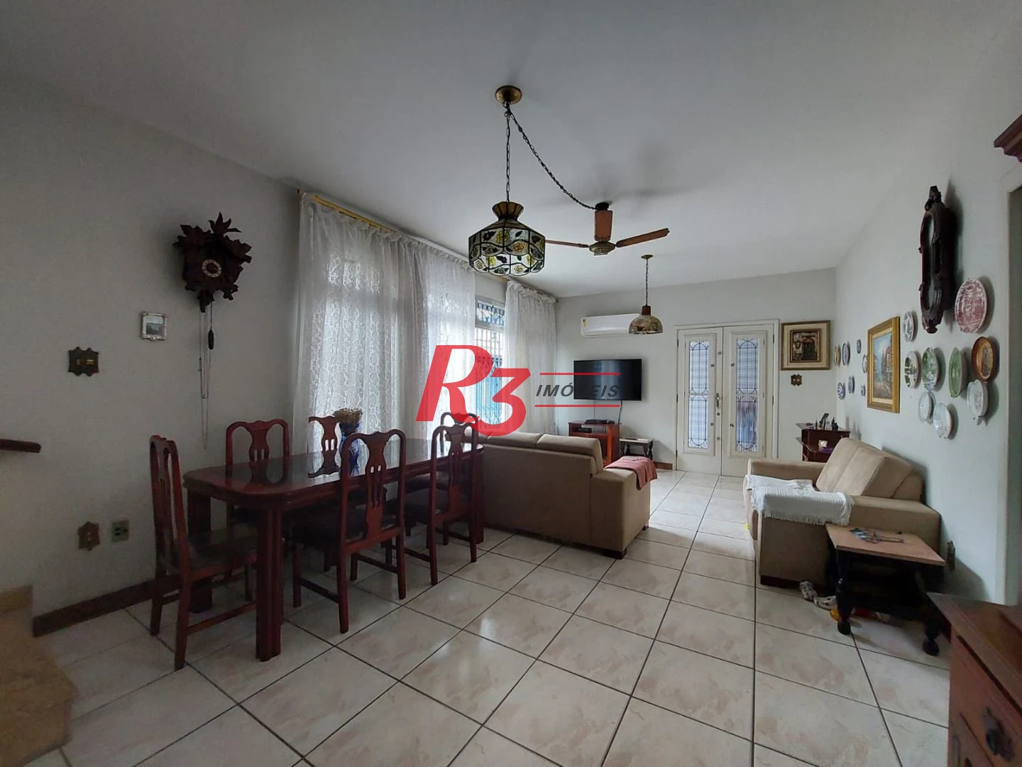 Excelente sobrado com 3 dormitórios à venda, 149 m² por R$ 1.500.000 - Ponta da Praia - Santos/SP