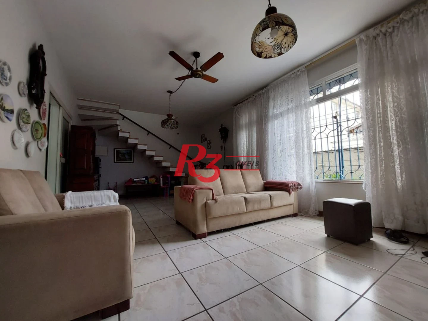 Excelente sobrado com 3 dormitórios à venda, 149 m² por R$ 1.500.000 - Ponta da Praia - Santos/SP