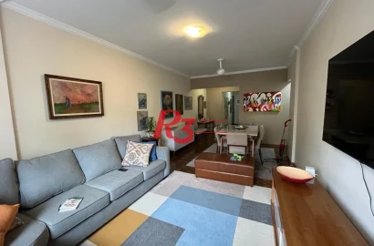 Apartamento com 3 dormitórios à venda, 162 m² por R$ 980.000,00 - Gonzaga - Santos/SP