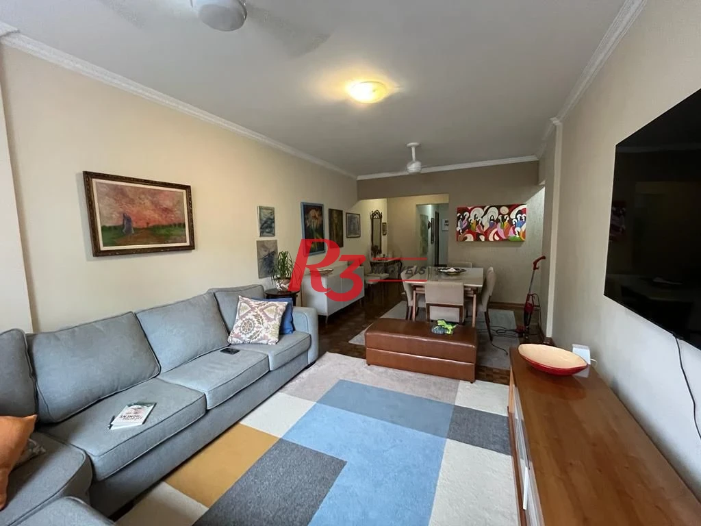 Apartamento com 3 dormitórios à venda, 162 m² por R$ 980.000,00 - Gonzaga - Santos/SP