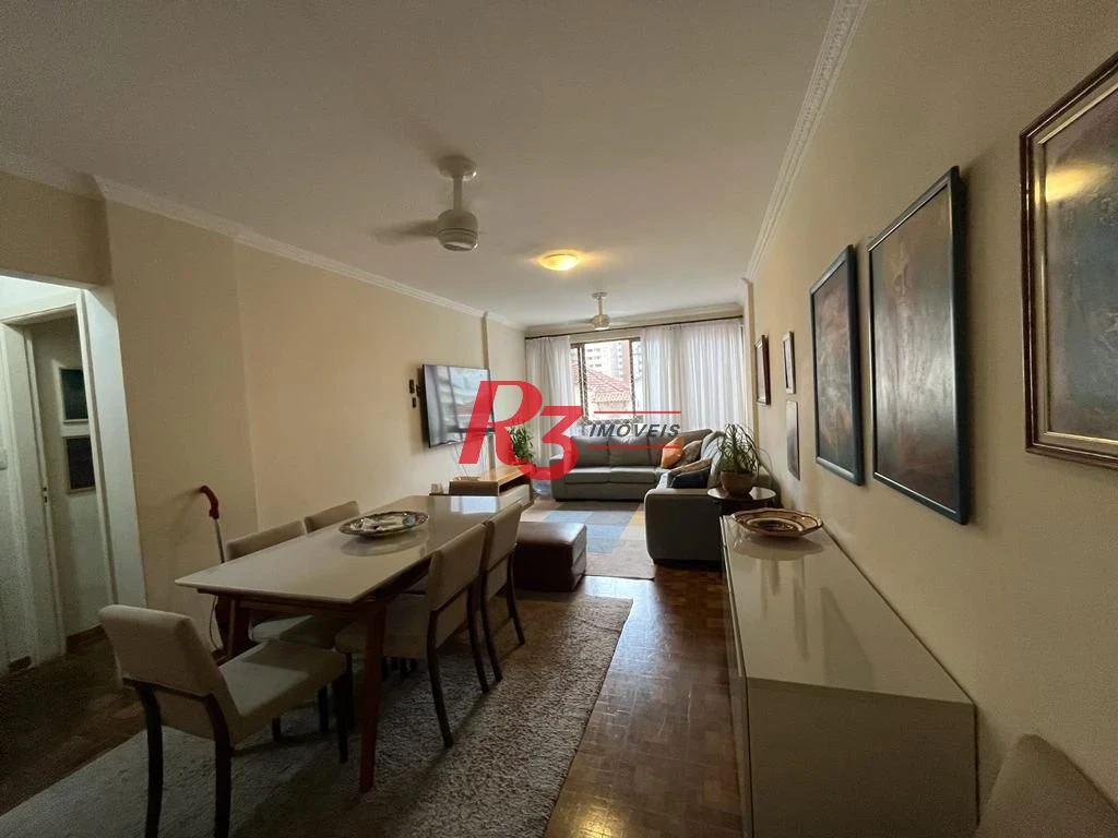 Apartamento com 3 dormitórios à venda, 162 m² por R$ 980.000,00 - Gonzaga - Santos/SP