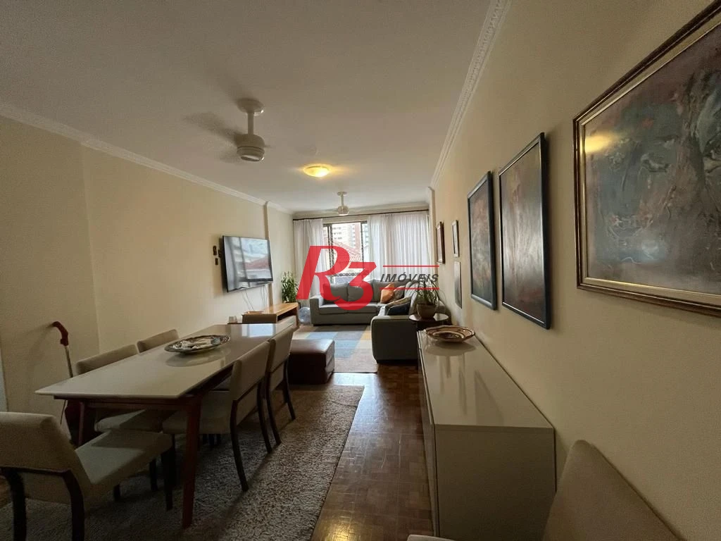 Apartamento com 3 dormitórios à venda, 162 m² por R$ 980.000,00 - Gonzaga - Santos/SP
