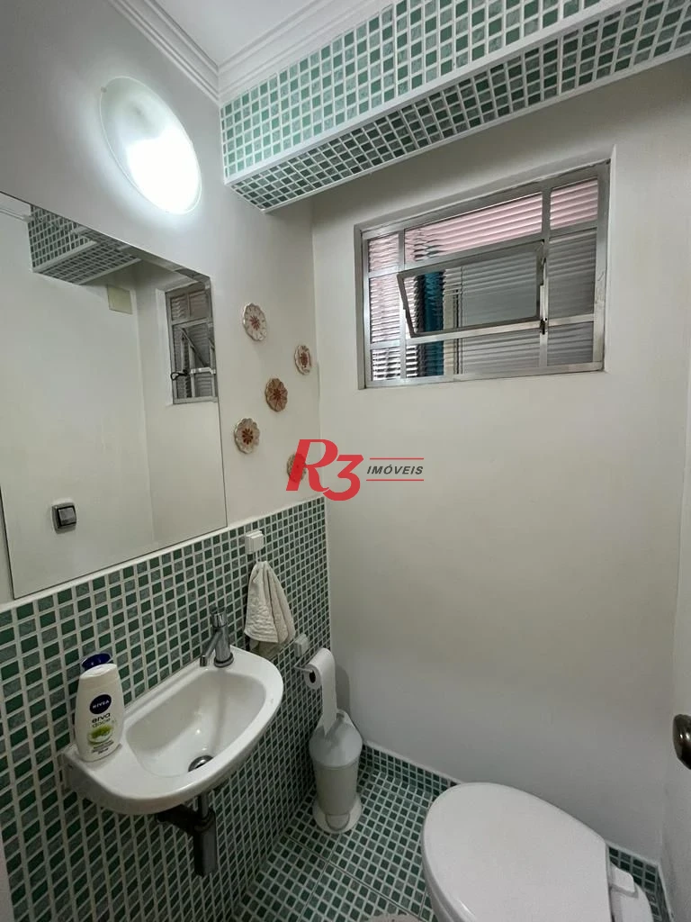 Apartamento com 3 dormitórios à venda, 162 m² por R$ 980.000,00 - Gonzaga - Santos/SP