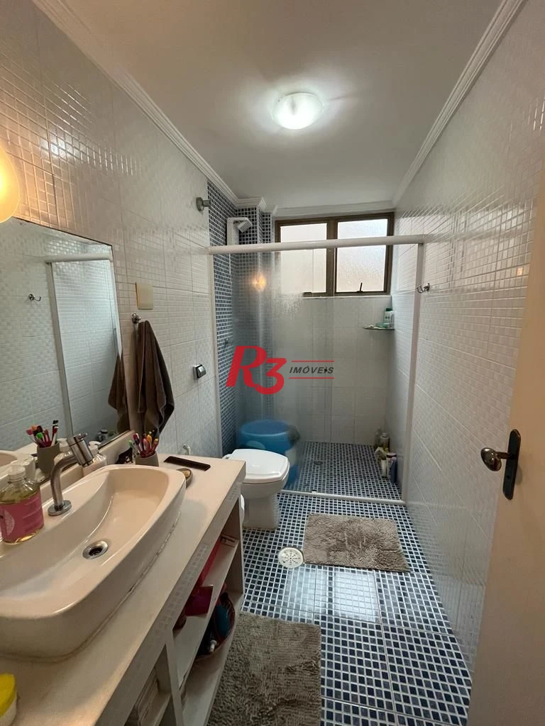 Apartamento com 3 dormitórios à venda, 162 m² por R$ 980.000,00 - Gonzaga - Santos/SP
