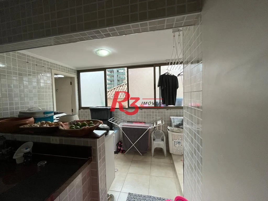 Apartamento com 3 dormitórios à venda, 162 m² por R$ 980.000,00 - Gonzaga - Santos/SP